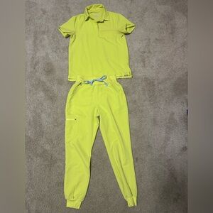 Figs Citrine Nala Top XS High Waisted Zamora 2.0 Pant XSP GUC